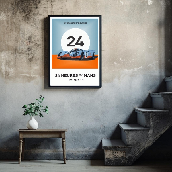 Affiche 24 Heures du Mans 1971